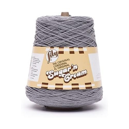 Image of Lily Sugar'N Cream Cones Overcast Yarn - 1 Pack of 400g /14oz - Cotton - 4 Medium - Knitting /Crochet