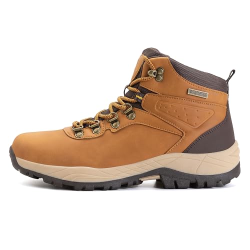 CC-Los Damen Wasserdicht Wanderstiefel rutschfeste Trekkingschuhe Wanderschuhe Outdoorschuhe Braun 39