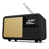 𝗥𝗮𝗱𝗶𝗼 𝗻𝘂𝗺é𝗿𝗶𝗾𝘂𝗲 𝗳𝗶𝗮𝗯𝗹𝗲, 𝗴𝗿𝗮𝗻𝗱 é𝗰𝗿𝗮𝗻 𝗟𝗘𝗗, 𝗰𝗼𝗻𝘁𝗿ô𝗹𝗲 𝗳𝗮𝗰𝗶𝗹𝗲 : Dotée d'une antenne DAB+ améliorée pour un signal maximal, elle couvre l'ensemble du Royaume-Uni. Recherche rapide automatique pour localiser toutes les stations et 40 préréglages pour enregistrer vos stations préférées et y accéder rapidement. Le grand écran LED affiche la station complète, la lecture et l'horloge, et il est facile de naviguer avec les boutons de commande.