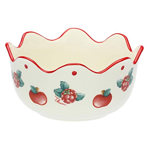 Vegeland Insalatiera Grande In Legno - 29,2 X 12,7 Cm - Ciotola Per Insalata, Frutta, Pasta - Realizzata A Mano In Materiale Biologico - Eco-Friendly, Biodegradabile - Regalo Per La Casa