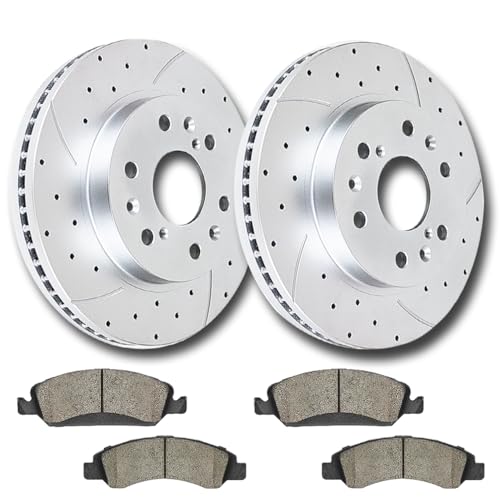 Acinoparts ABK00203 Front Brake Kit, Drilled And Slotted Brake Rotors Ceramic Brake Pads thumb #6