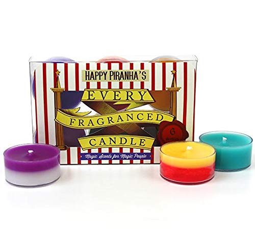 Happy Piranha LTD Bertie Pacote de 12 velas perfumadas da marca Every Fragranced, em caixa de presente