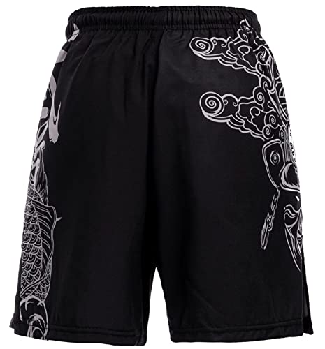 Hardcore Training Kids Boxing Active Shorts BJJ Fitness Running Workout Exercise Sport Clothing4
