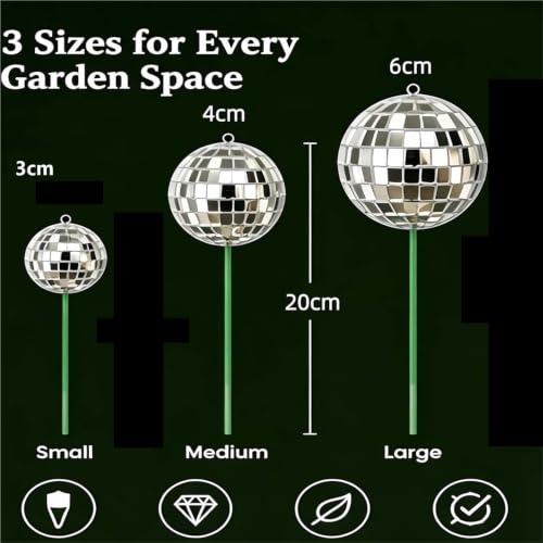 Piquets jardin boule disco : résolvez le manque d'éclat de vos massifs - 8