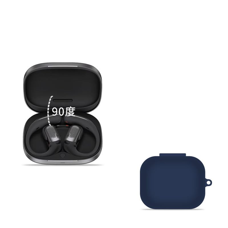 SHOKZ ワイヤレスヘッドホン ブラック 充電ケース付き Amazon | For Shokz Openfit Pro ケース シリコン製 ヘッドホン保護