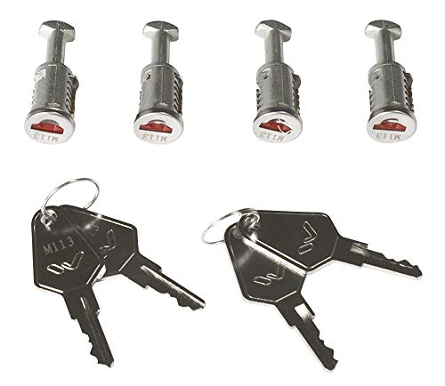 MENABO Candados Set para Techo Tiger Negro