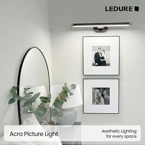 Image of LEDURE Acro 6W LED Mirror Light (Pack of 1) | 3-in-1 Color Changing Bathroom Vanity Mirror & Picture Wall Light | 2 Year Warranty | Cool White /Warm White /Natural White | Sleek Design