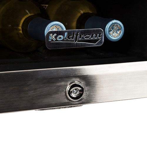 Koldfront 7 Series 14 Inch 18 Bottle Free Standing Dual Zone Cooling