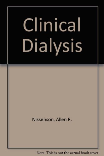 Clinical Dialysis 0838512232 Book Cover