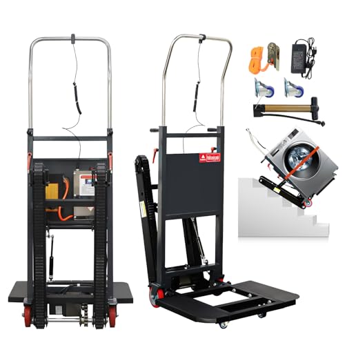 Carretilla eléctrica para escaleras 441 lbs de capacidad miniatura 1