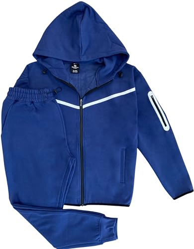 Royal Threads Canada Men’s 2-Piece Sweatsuit Tech Perform Heavy Fleece Winter Outfit
