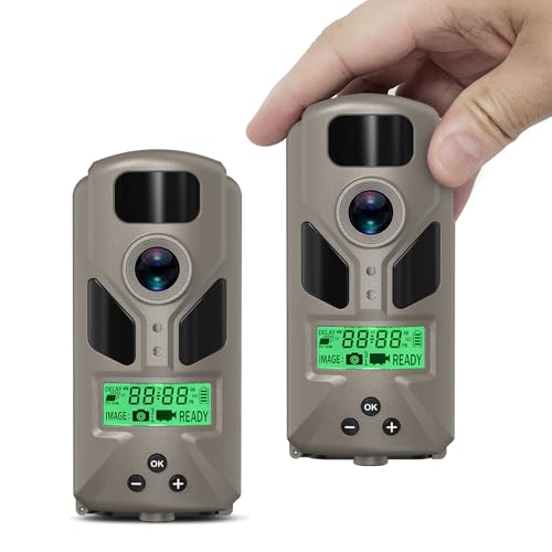 20MP Mini Trail Camera with Night Vision (2 Packs)