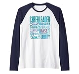 Photo Gallery carino cheerleader regalo, blu cheer si muove cheerleading coach maglia con maniche raglan Photo Gallery carino cheerleader regalo, blu cheer si muove cheerleading coach maglia con maniche raglan