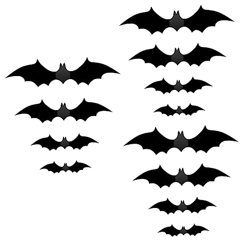 Autocollant mural 3D bats RLKHXBS : créez une atmosphère de fête dans votre salon