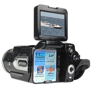 Mitsuba DV500 5MP Digital Still Camera/Video Camcorder (Black)
