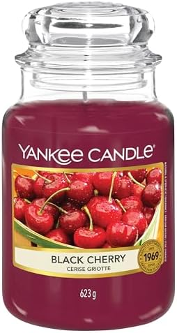 Yankee Black Cherry Classic Jar Candle, Large