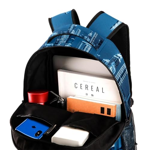 Sac à dos d'école multicolore pour adolescents et filles - 29.4x20x40cm - 4