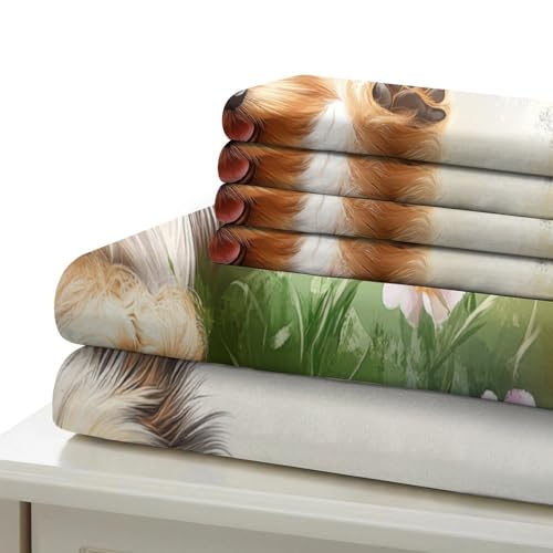 Housse de couette chiot coucou 3D microfbre lit super king 260x220 - 7
