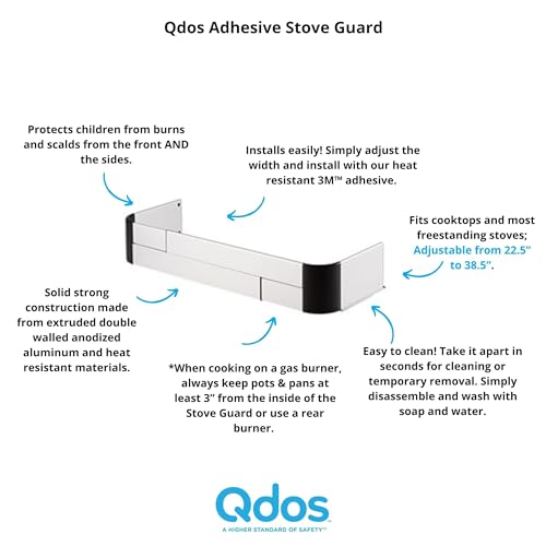 Qdos 17-11007 Safety Adhesive Aluminum Stove Guard thumb #1