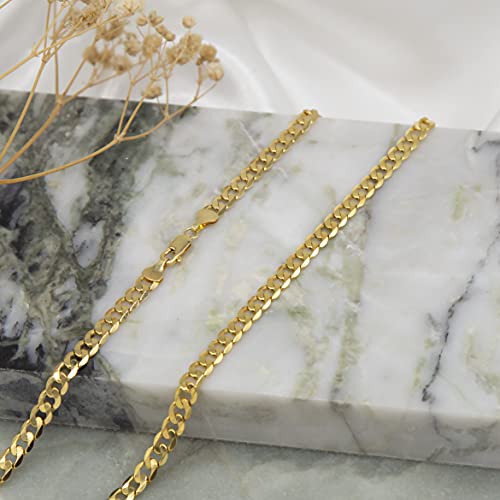 Carissima Gold Damen Diamantschliff Halskette 9k(375) Gelbgold 5.5mm