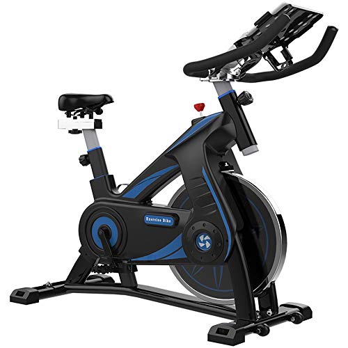 Yamyannie Bicicletas de Ejercicio Inteligente Bicicleta de la Aptitud Cubierta Deportes Fitness Equipment 200 kg de Soporte de Cargas para Fitness (Color : Black, Size : 97-106x92x48.5cm)