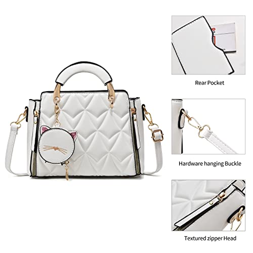 Image of Xiaoyu Fashion Purses and Handbags for Women Ladies Crossbody Bags Top Handle Satchel Shoulder Bags Small Totes