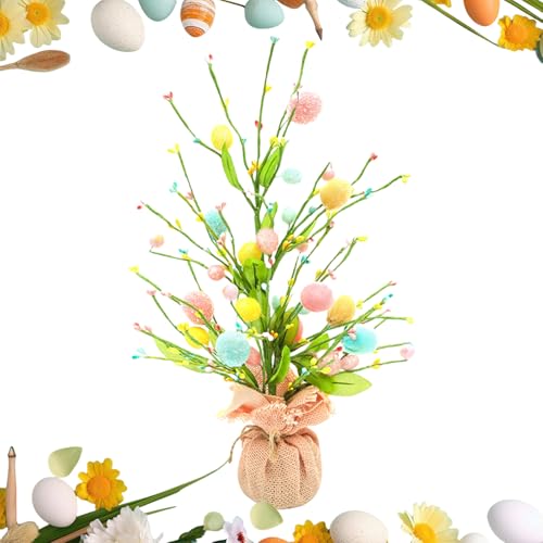 Árbol de Pascua floral de 45 cm para decorar salones y mesas de boda 8
