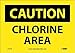 C371P - Chemical OSHA Caution Signs, NMC - Size : 17.78 x 25.4 cm (7 x 10") - Each