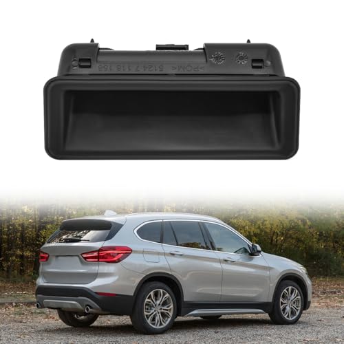 DEAL AUTO ELECTRIC PARTS Rear Trunk Liftgate Handle Release Switch Button, Compatible with BMW 1 3 5 Series X1 X5 X6 E82 E88 E90 E91 E92 E93 E60 E60 E84 E70 E71, Replaces# 51247118158, Black