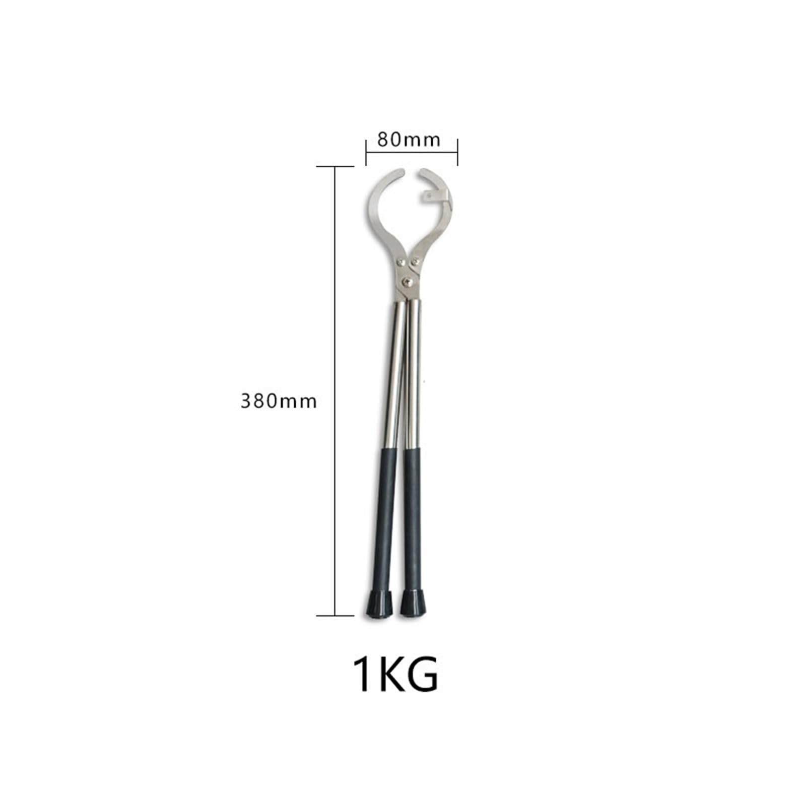 Tiegelzange Schmuckgusswerkzeug 1 kg, 2 kg, 3 kg, Zange for Aufnehmen von Schmelztiegeln, abgestimmt auf die Verwendung mit Gusswerkzeugen for Schmelzöfen FüR BechergläSer(1KG)