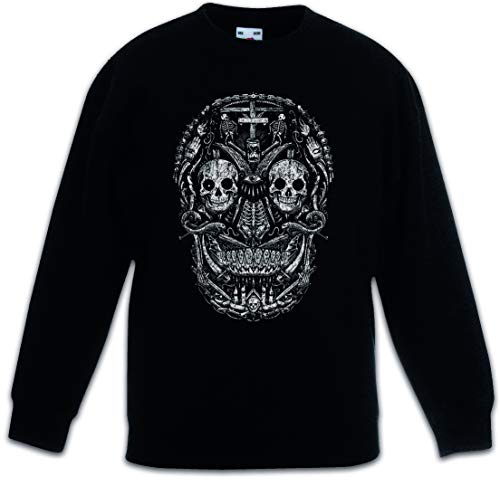 Sweat-shirt mexicain skull enfants Urban Backwoods cadeau pull noir original