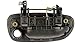Dorman 80684 Front Driver Side Exterior Door Handle Compatible with Select Dodge/Hyundai Models, Smooth Black