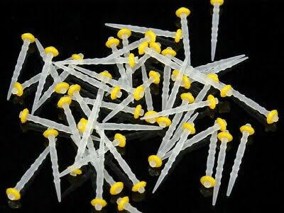 Yellow Fiber Post Set of 3 Each 20 Post and 4 Drills (3)