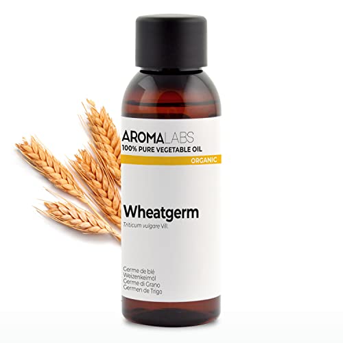 Aceite de Germen de Trigo BIO (Triticum aestivum) - 50 mL - Aceite Vegetal Virgen Certificado AB - Aroma Labs