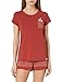 Produktbild Skiny Damen Pyjama kurz Sundown Desert Sleep Pyjamaset, Burnt red, 42
