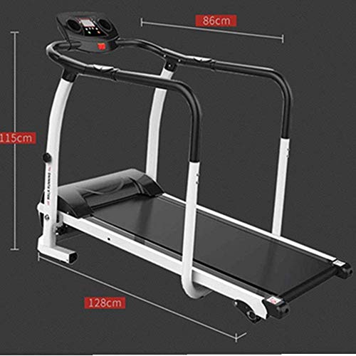 Image of Treadmill Door ectric me lti nction ddle ed d derly lking Chine ni lding te All d dium lk lking olor Black, ze 128x60x115cm Lack 8x60x115cm