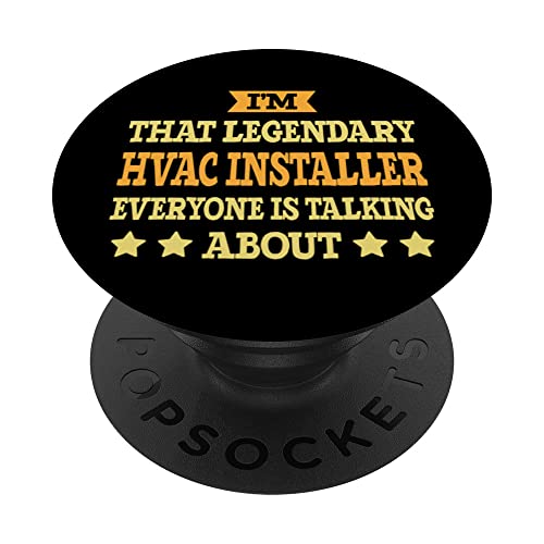 Hvac Installer Job Title Employee Worker Hvac Installer PopSockets Swappable PopGrip