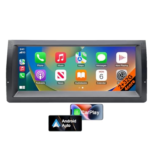 10.25 Zoll Android 13 Autoradio für BMW 5 Serie E39, E53, X5, M5 mit