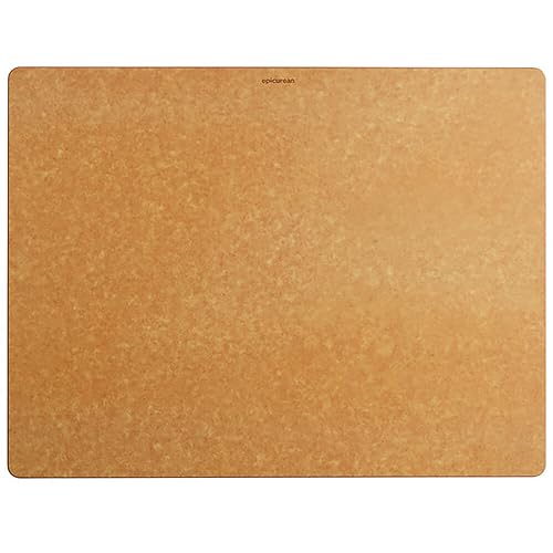 Epicurean Big Block Series Tabla de cortar de 21 por 16 por 1 pulgada de grosor con efecto cascada, natural/pizarra