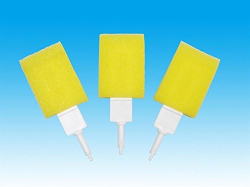 LONG HANDLED TOE SPONGE AND BRUSH SET REPLACEMENT SPONGE ONLY PACK OF 3 SPONGES