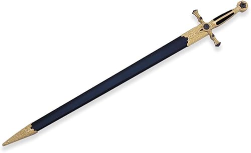 Miniatura 3 de Espada de cruzada medieval de 33 pulgadas (83.8 cm) con vaina, elige tu estilo