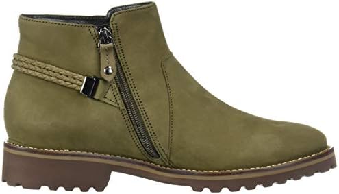 Marc Joseph New York Women's Leather EVA Lightweight Technology Columbus Circle with Braid Detail Ankle Boot, Olive Nubuck, 6 M US | Image 5