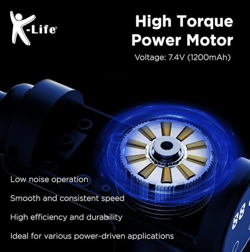 Image of K-life TruRelief Massage Gun For Full Body Neck, Shoulder, Back, Foot Handheld Machine Deep Tissue Muscle Massager Relaxation Pain Relief with Hot & Cold Therapy