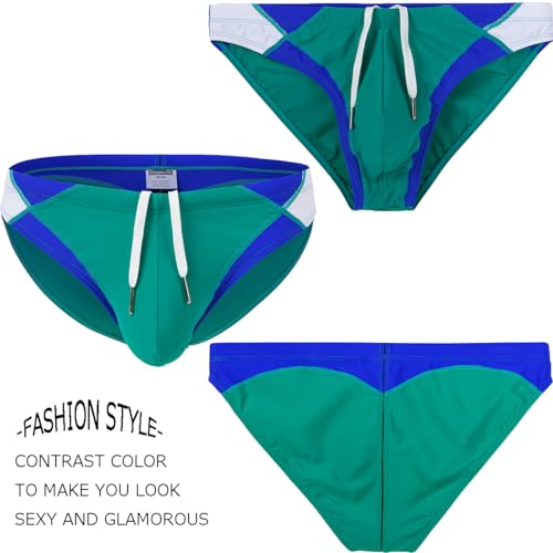 Mens Bikini Swimwear Low Rise Bikini Swimsuit with Pouch2
