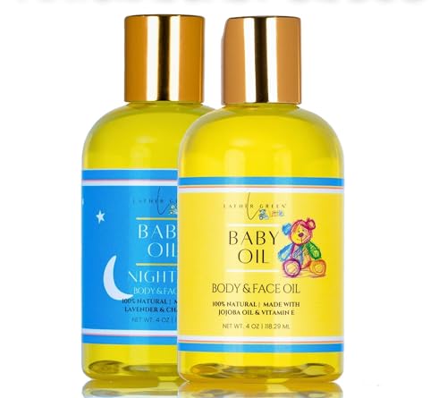 Lather Green - Natural Baby Oil Duo