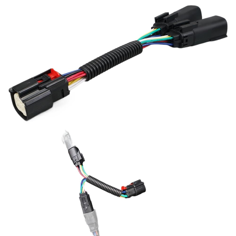 Cableado en Y para luz trasera de motocicleta compatible con Road King