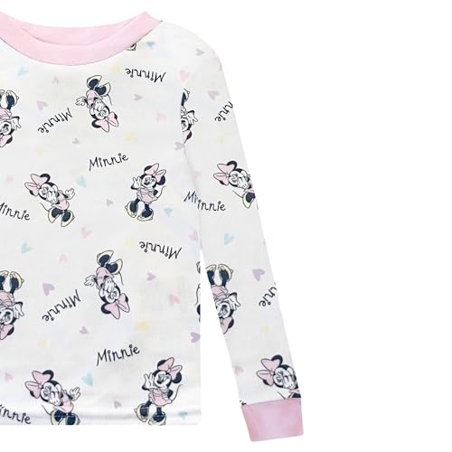 Disney 4 Piece Pajama Set - Mickey, Minnie, Pooh - Toddler Boys & Girls PJ Set - Long Sleeve Shirt & Pants - Official License4