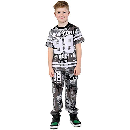 Ensemble jogging garçon style camouflage Brooklyn idéal pour le collège et le sport