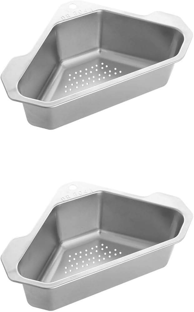 Amazon.com: BESTonZON Stainless Steel Corner Sink Strainer Basket