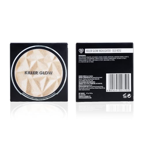 Image of PAC Killer Glow Powder Highlighter Old Rose | Micro Pearls | Rose Gold Luminous HD Shine
